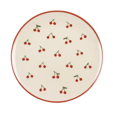 Platt tallrik 26 cm i stengods CERISE