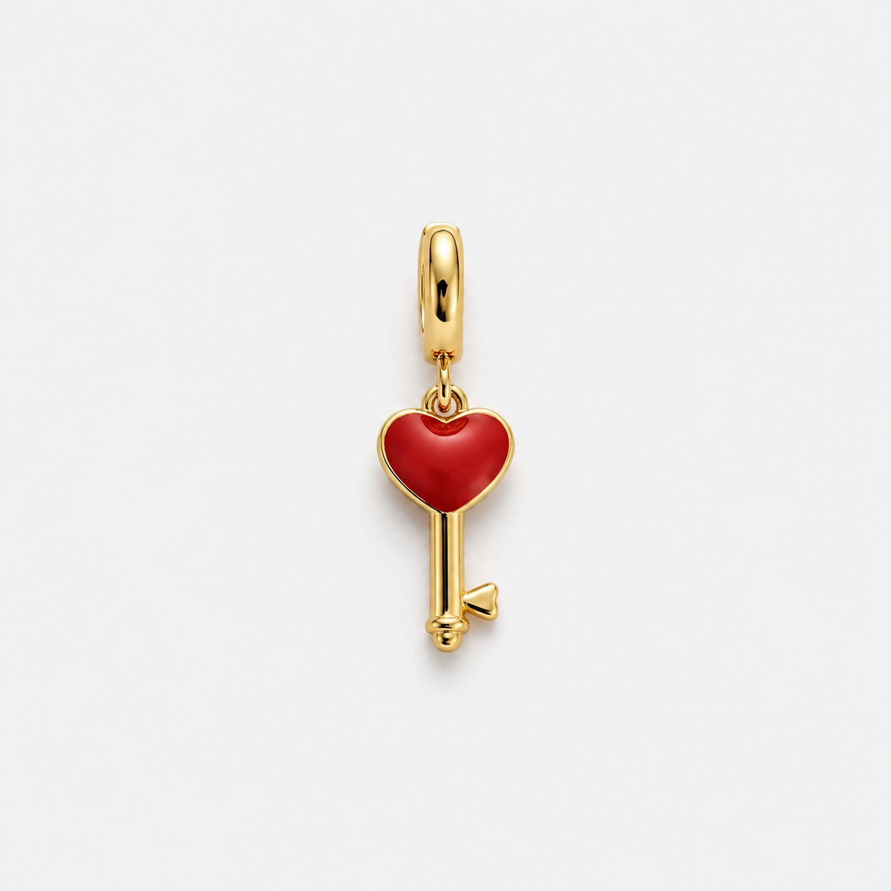 Love key charm