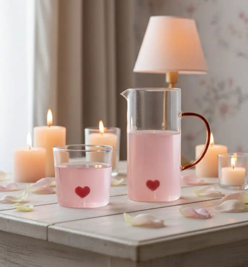 Amour Vattenglas - Set om 4