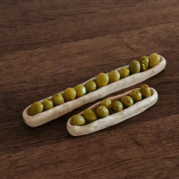 Snacksbricka i keramik