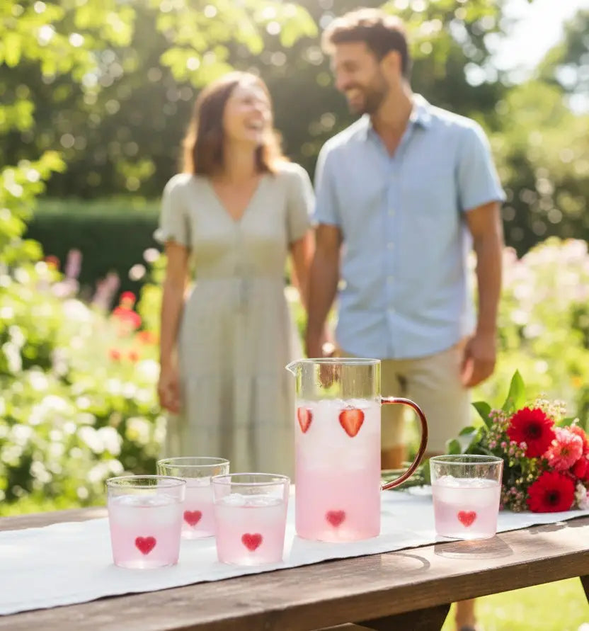 Amour Vattenglas - Set om 4