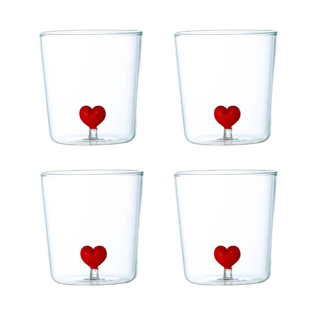 Amour Vattenglas - Set om 4