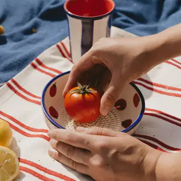 Keramisk vitlöksrivplatta