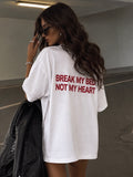 Break my bed not my heart