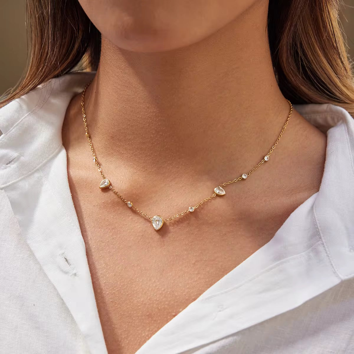 Moon Pendant Necklace