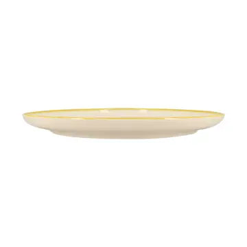 Flat tallrik 26 cm i stengods CITRON
