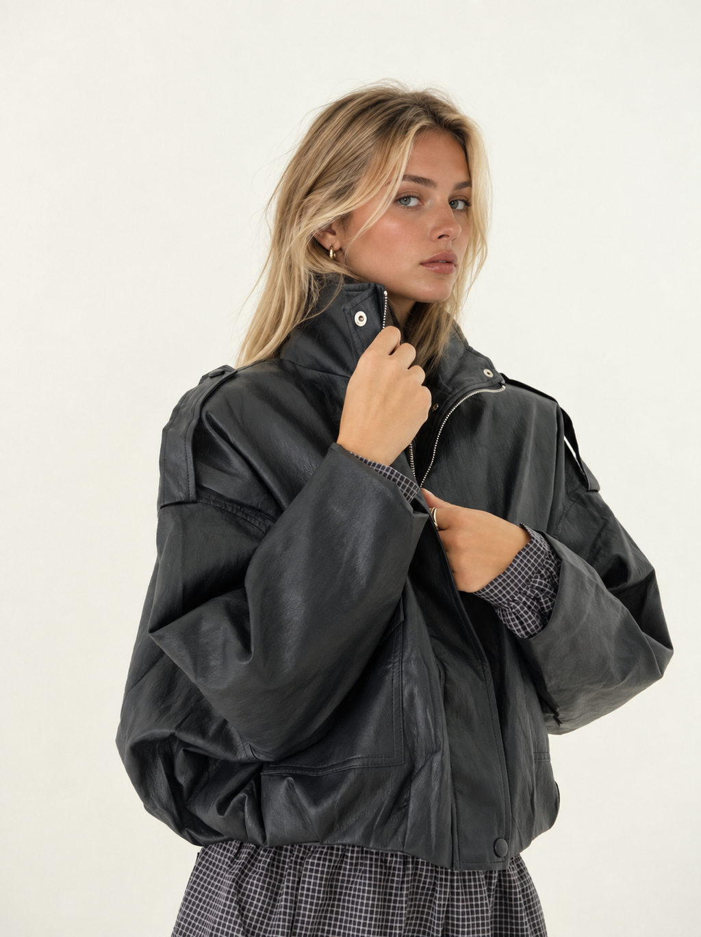 Boxy Bomber Jacket
