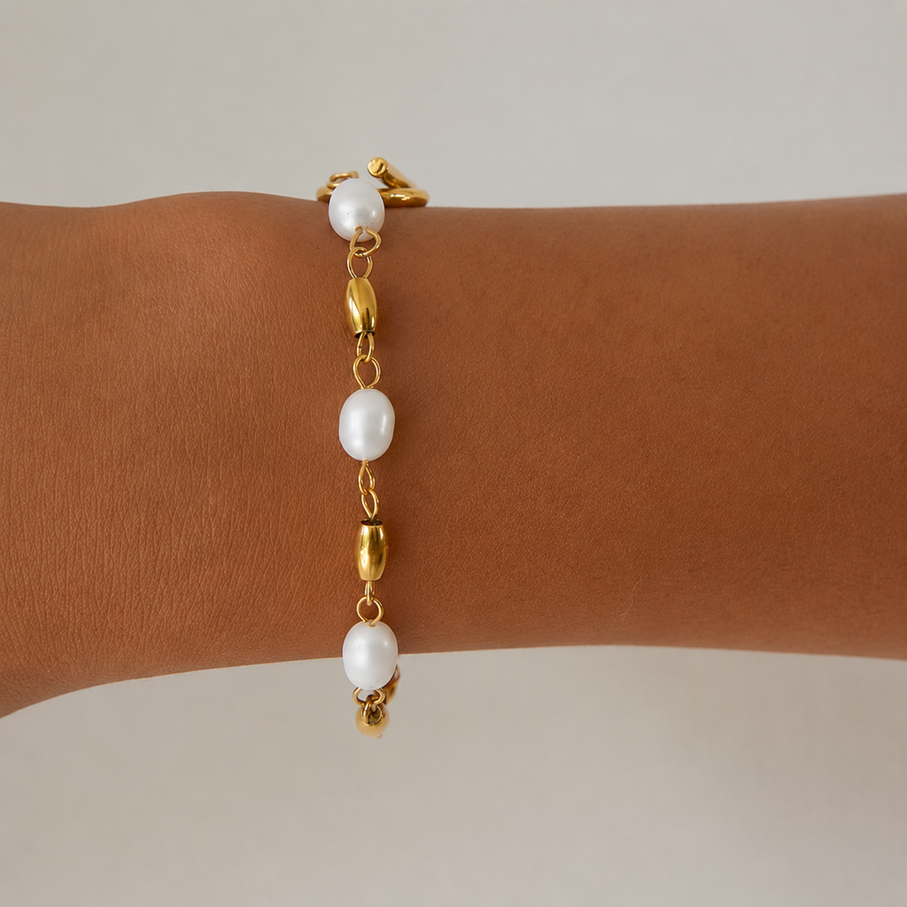 Maya pearl bracelet