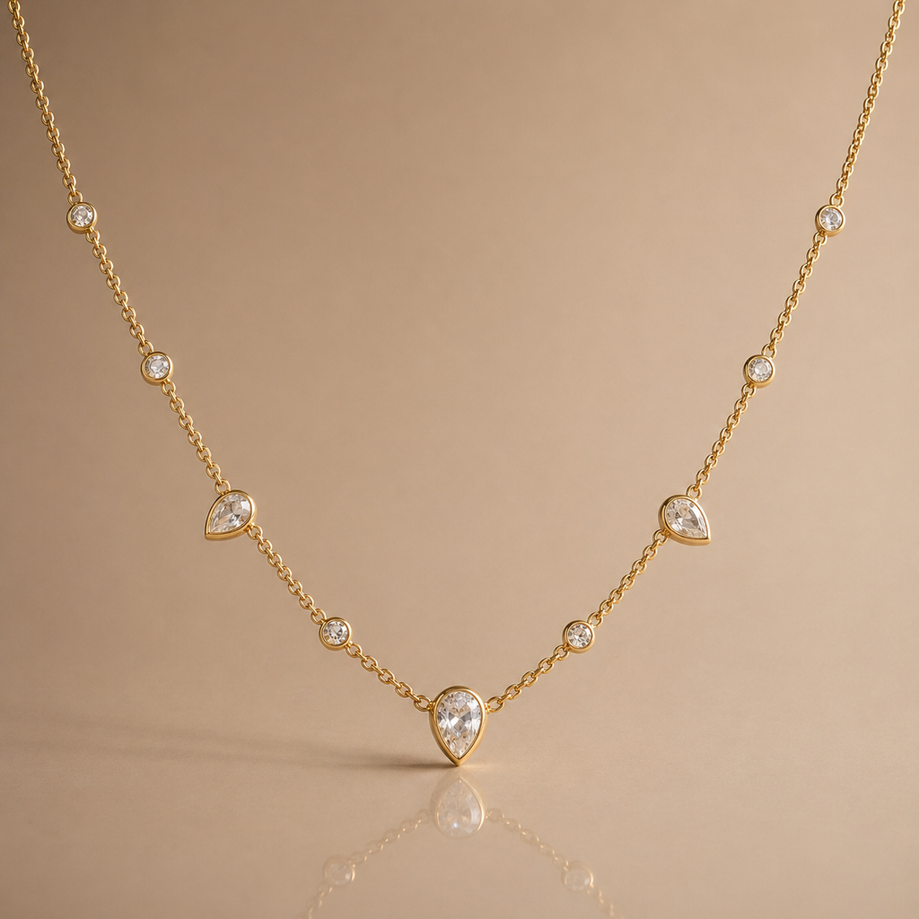 Moon Pendant Necklace