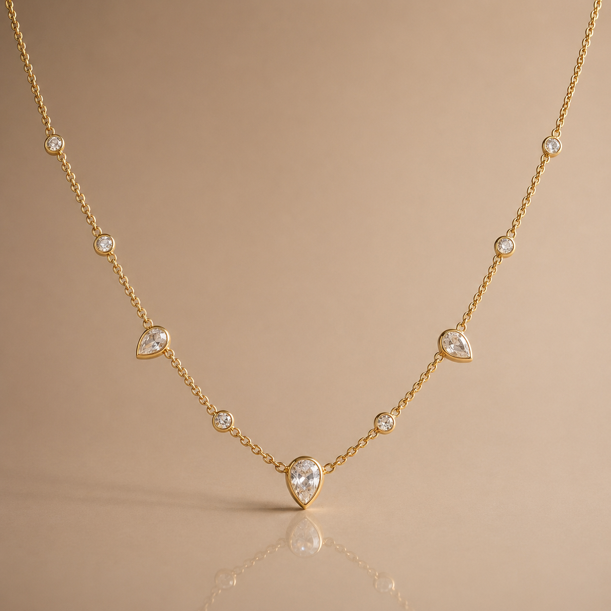 Moon Pendant Necklace