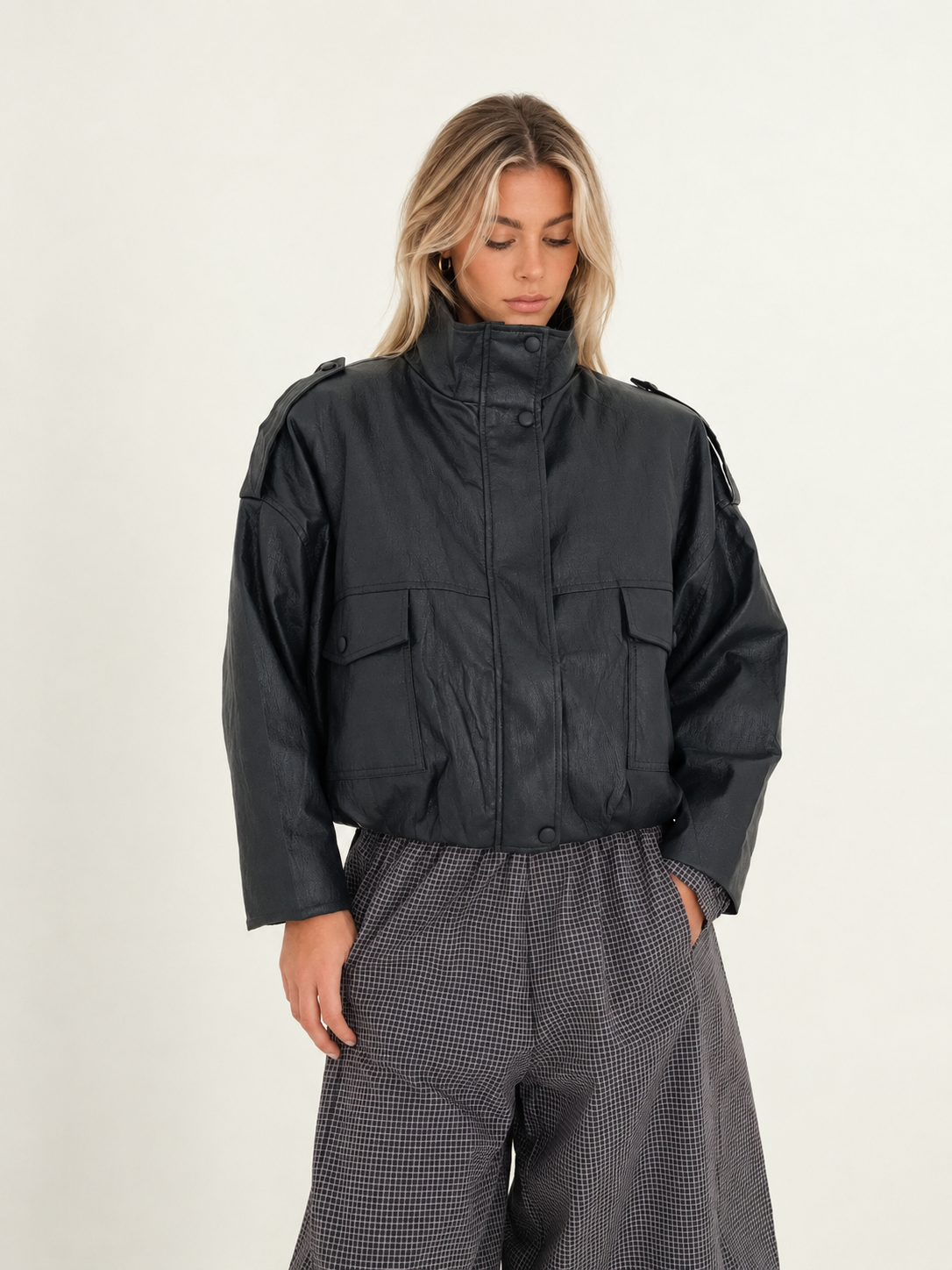 Boxy Bomber Jacket