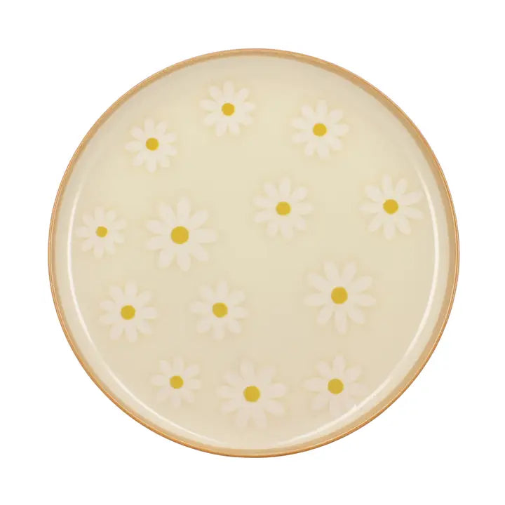Platt tallrik i stengods 26 cm MARGUERITE