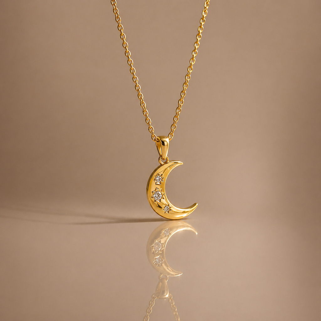 Moon Charm Necklace