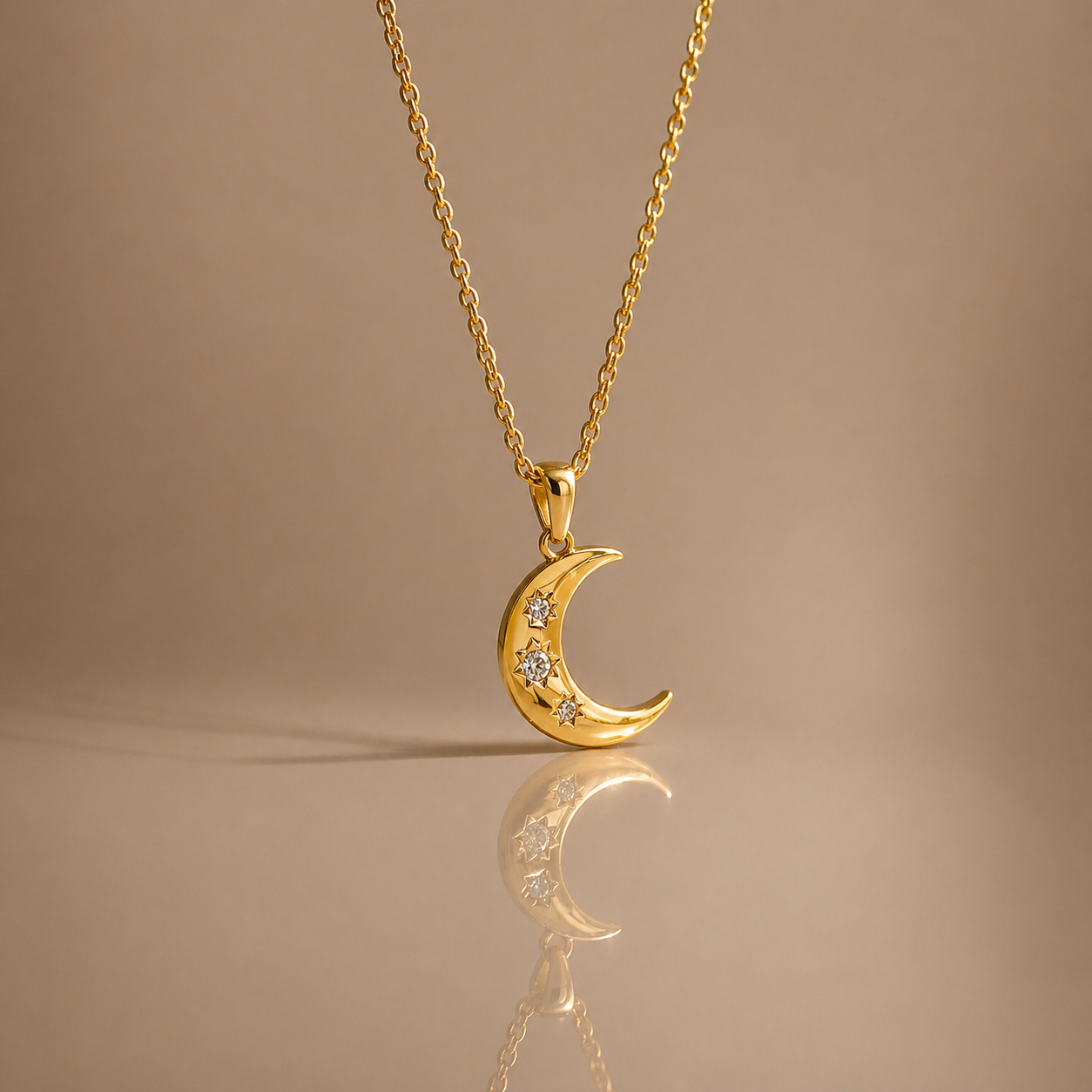 Moon Charm Necklace