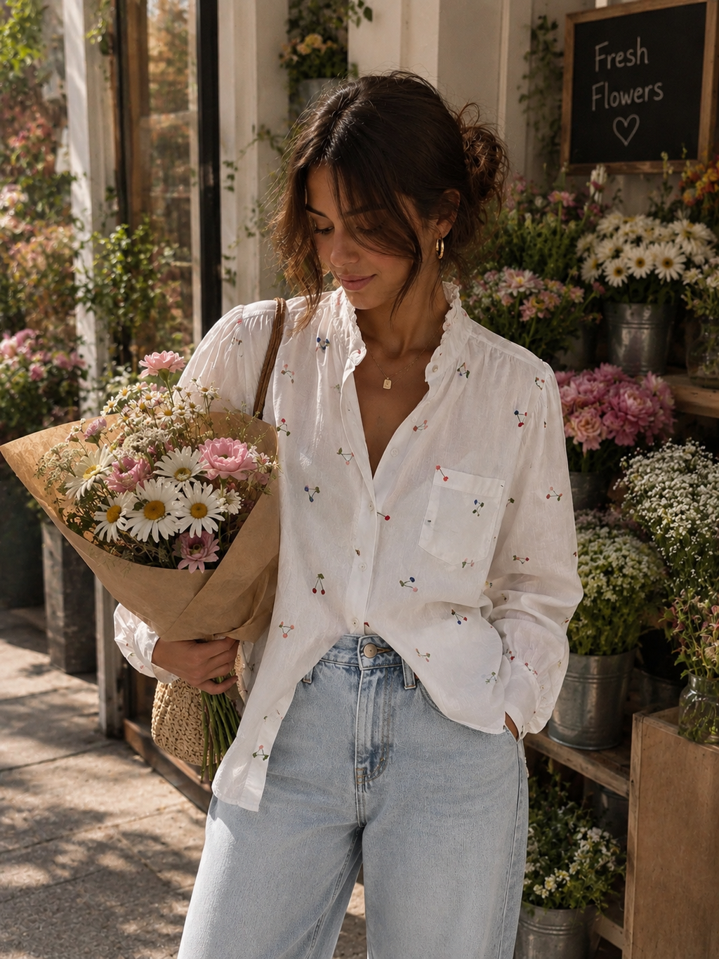 Flower fields shirt