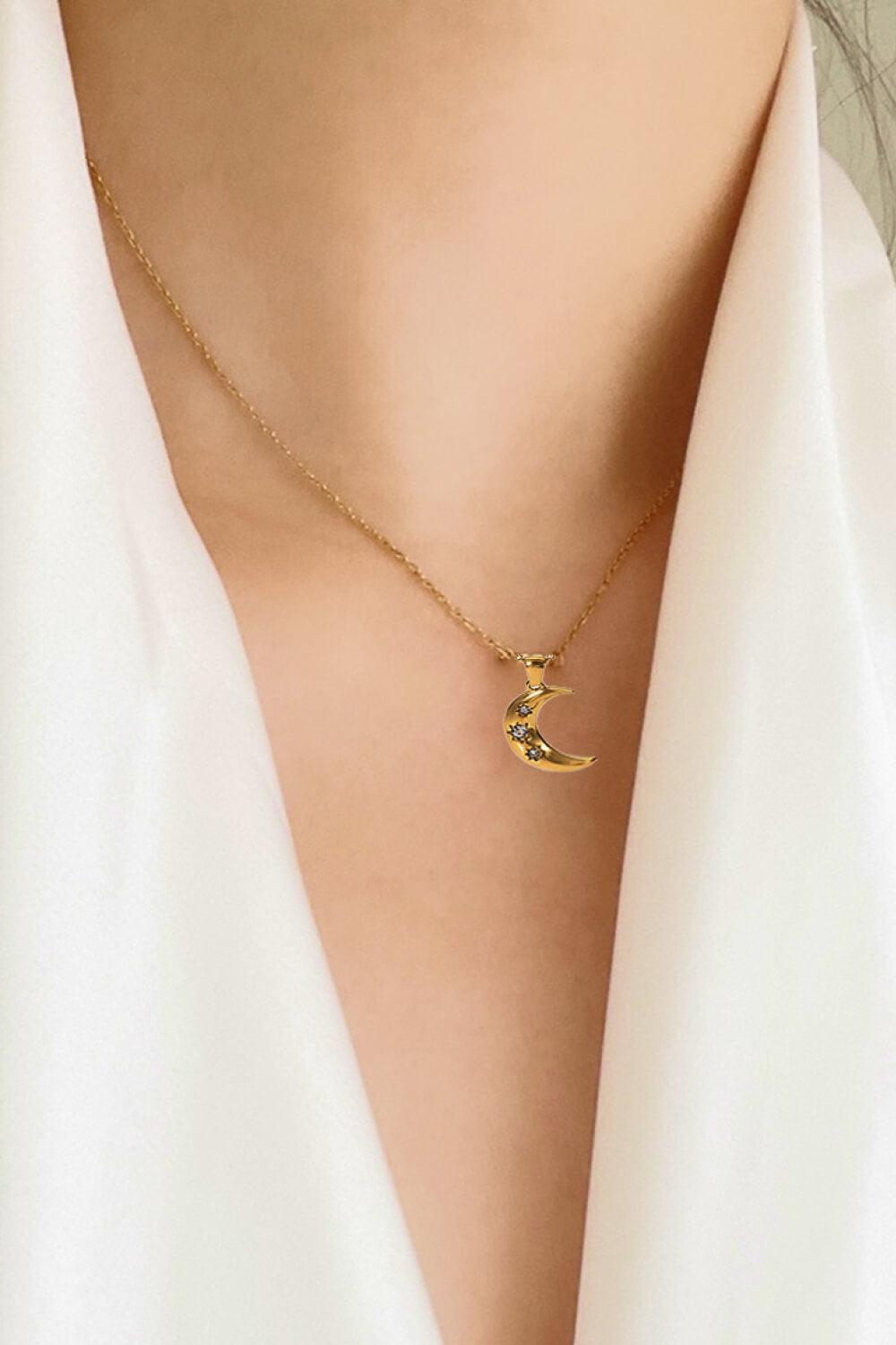 Moon Charm Necklace