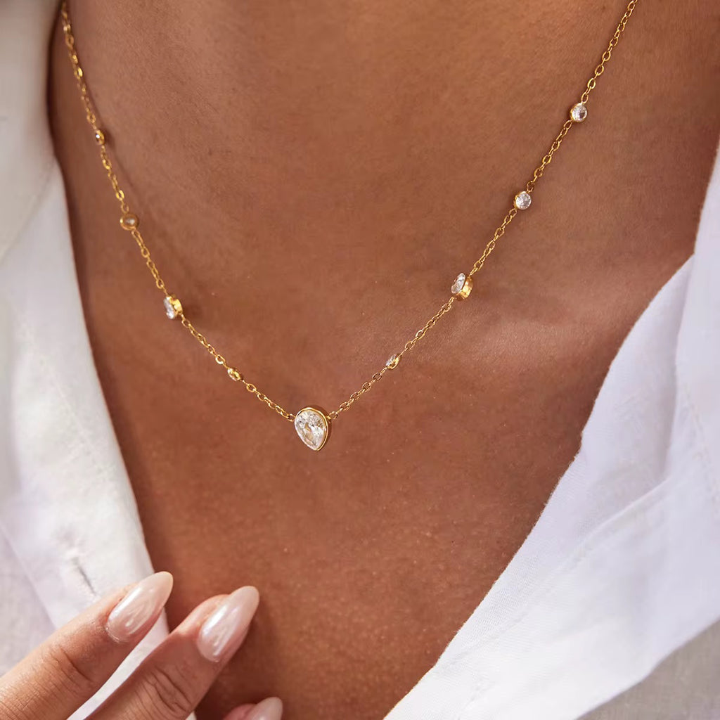 Moon Pendant Necklace