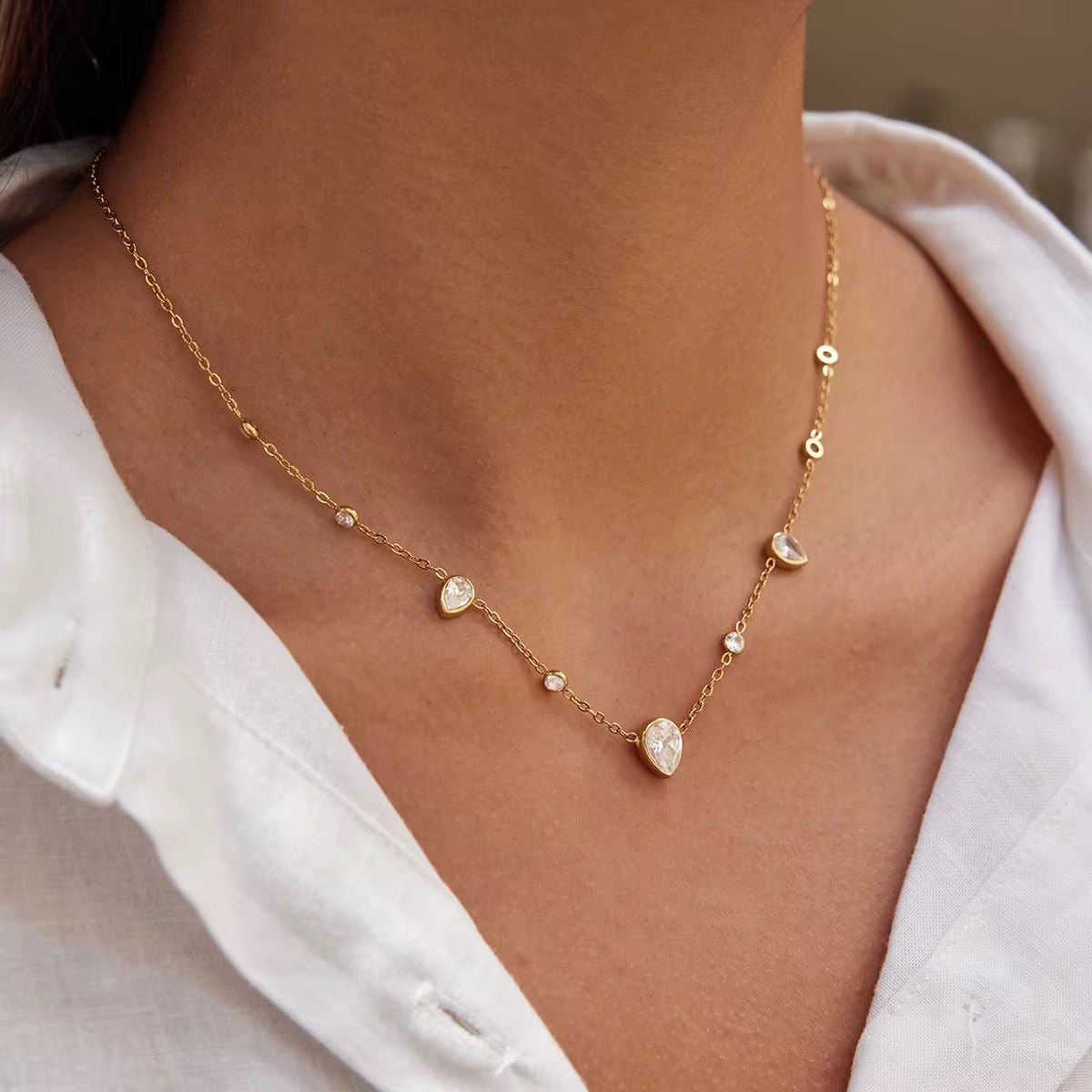Moon Pendant Necklace