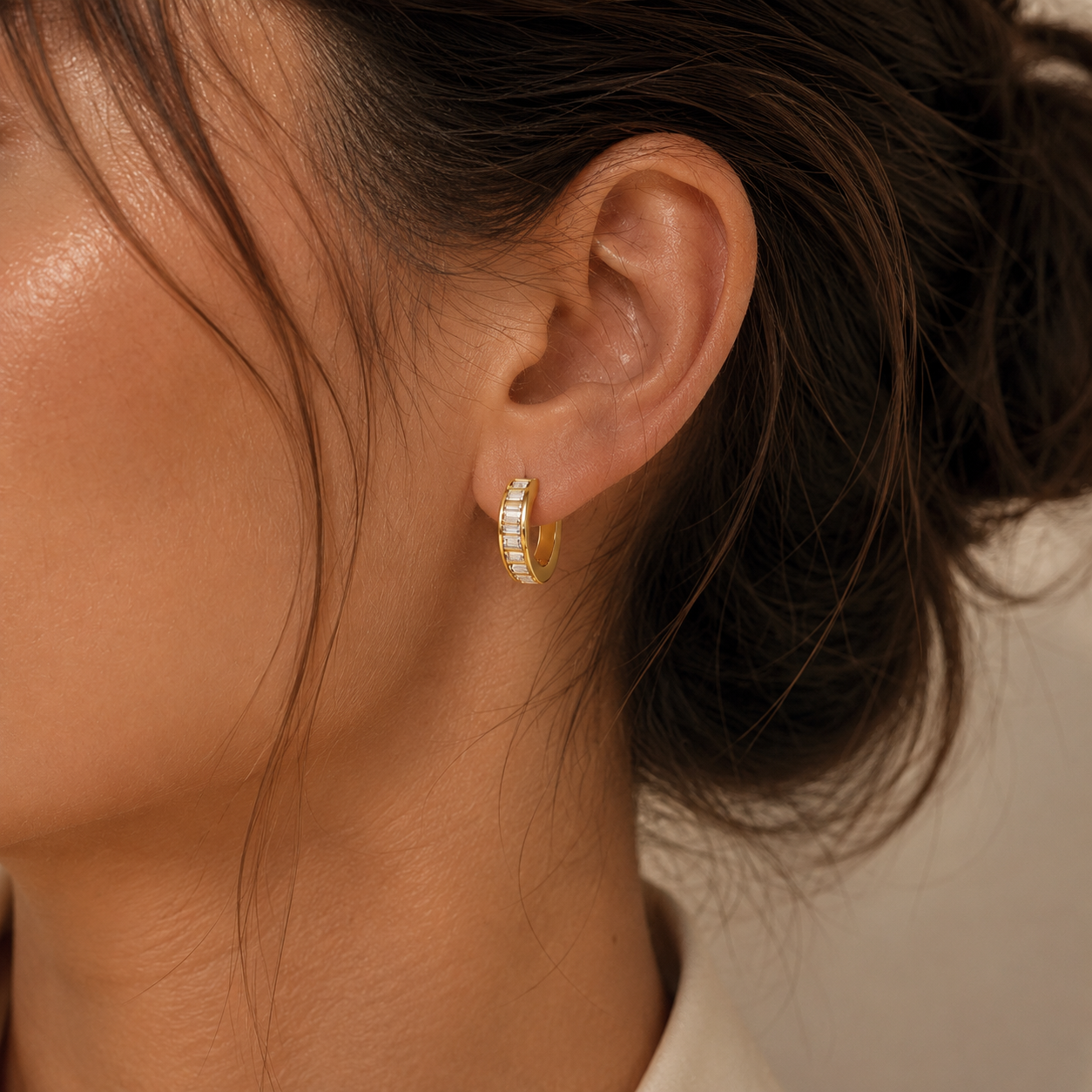 Classic everyday luxary hoops